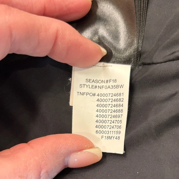 North Face Gotham Black Down Puffer Jacket With Faux Fur Hood Size XS - Picture 7 of 16